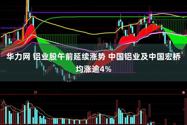 华力网 铝业股午前延续涨势 中国铝业及中国宏桥均涨逾4%
