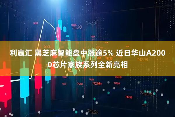 利赢汇 黑芝麻智能盘中涨逾5% 近日华山A2000芯片家族系列全新亮相