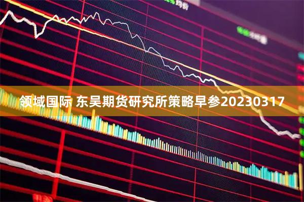 领域国际 东吴期货研究所策略早参20230317