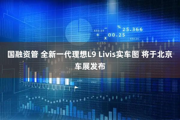 国融资管 全新一代理想L9 Livis实车图 将于北京车展发布