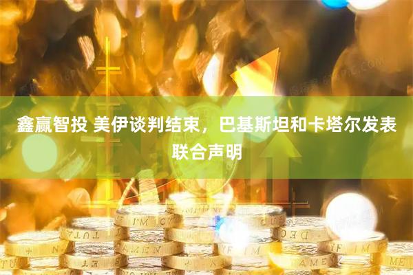 鑫赢智投 美伊谈判结束，巴基斯坦和卡塔尔发表联合声明